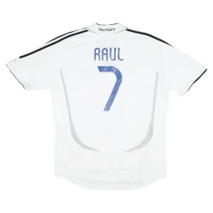 Raúl  Real Madrid Retro Jersey 2006/07 Home - White