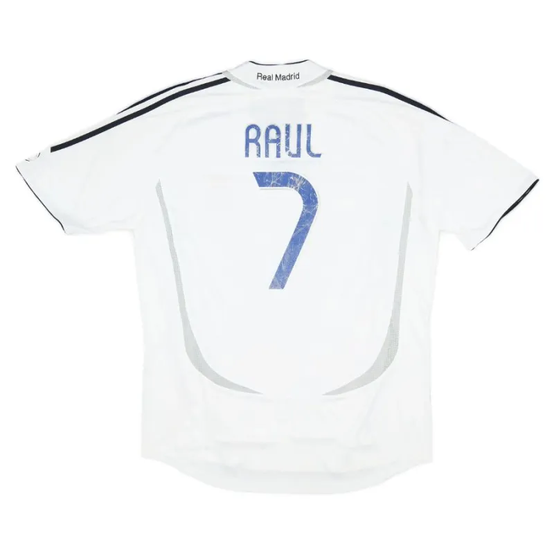 Raúl  Real Madrid Retro Jersey 2006/07 Home - White