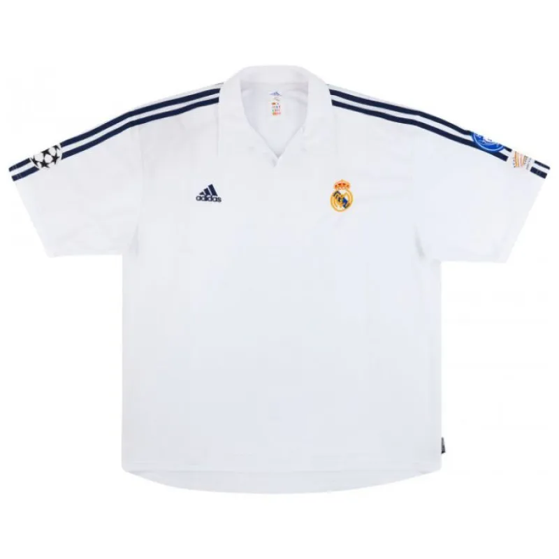 Zidane Real Madrid Retro Jersey 2001/02 Home - White