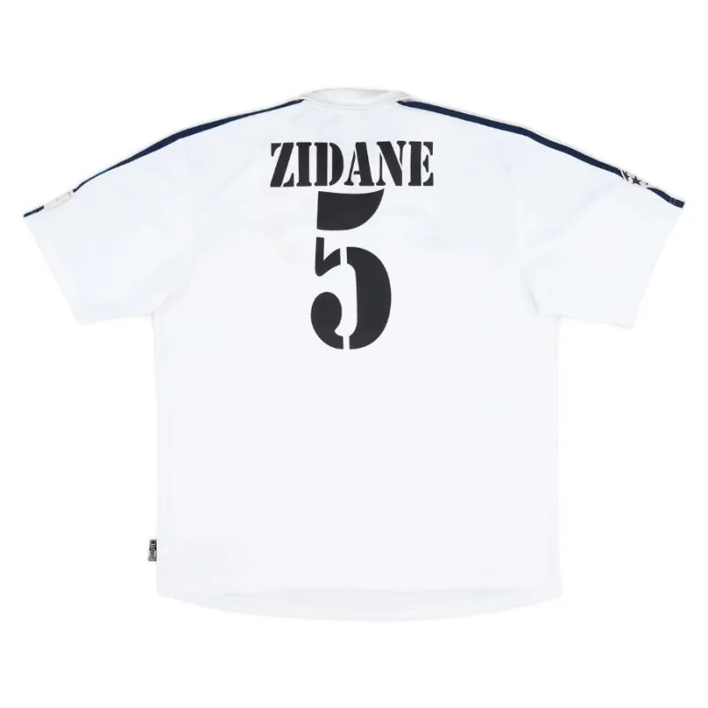 Maglia retro di Zidane  per il Real Madrid, casa 2002/03 - Bianca