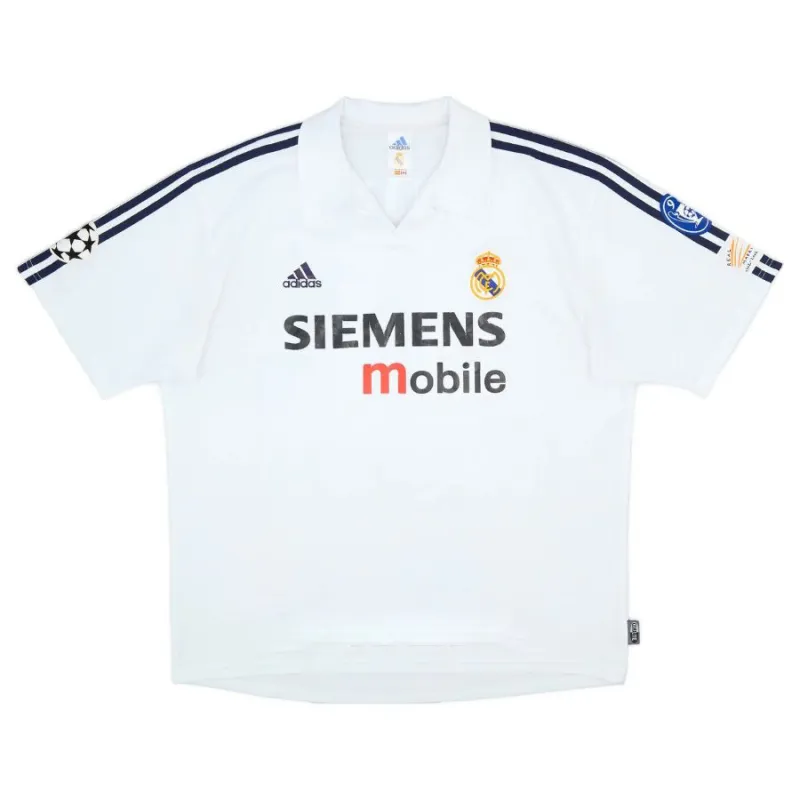 Ronaldo Real Madrid Retro Jersey 2002/03 Home - White