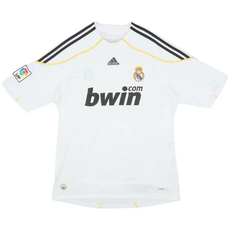 Maglia retro di Ronaldo per il Real Madrid, casa 2008/09 - Bianca