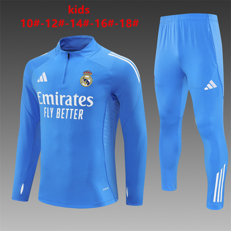 Real Madrid 2025/26 Kids Sports Set blue