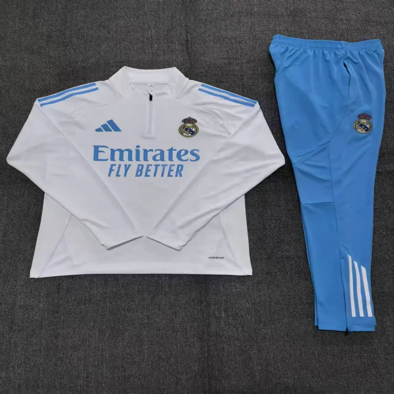 Real Madrid 2025/26 Kids Sports Set white