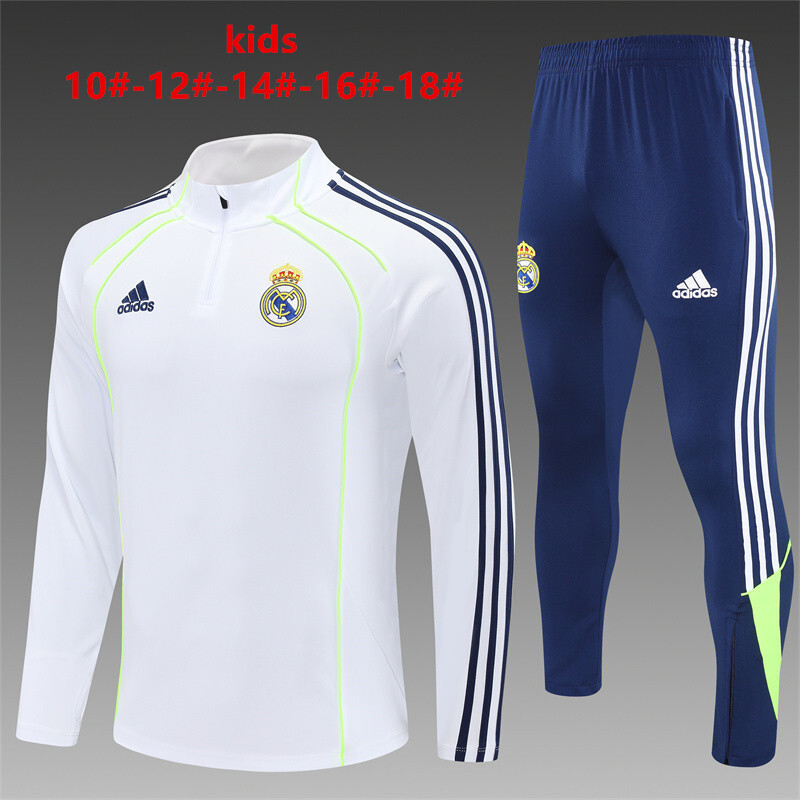 Real Madrid 2025/26 Ensemble Sport Enfant blanc