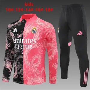 Real Madrid 2025/26 Kids Sports Set black pink