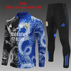 Real Madrid 2025/26 Kids Sports Set black blue