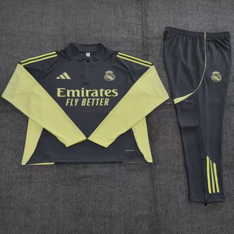 Real Madrid 2025/26 Ensemble Sport Enfant gris