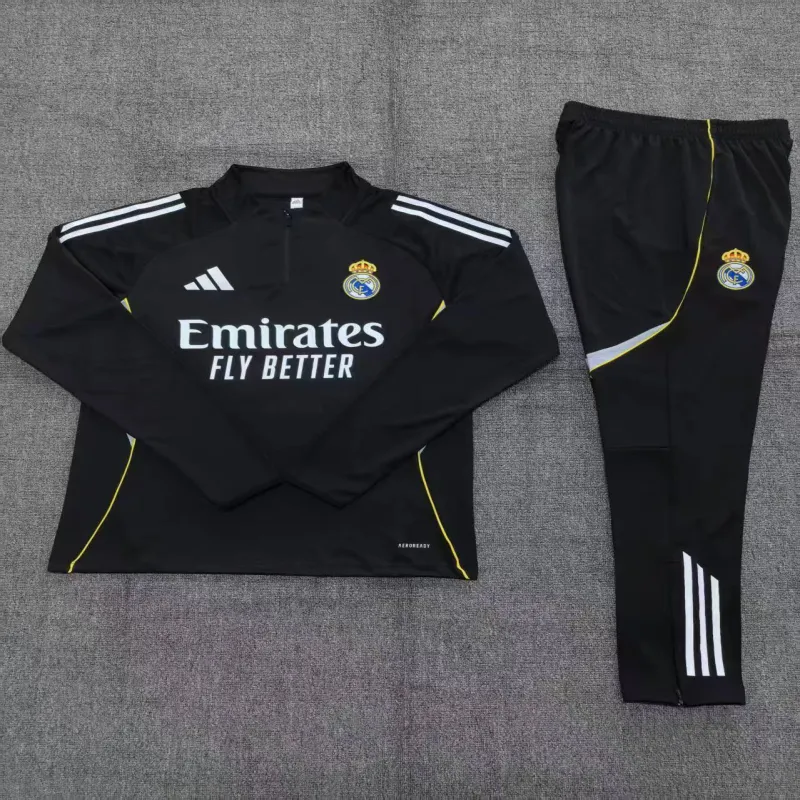 Real Madrid 2025/26 Kids Sports Set black