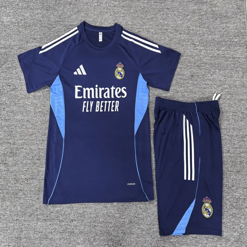 Real Madrid 2025/26 Kids Training Set blue