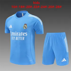 Real Madrid 2025/26 Kids Training Set blue