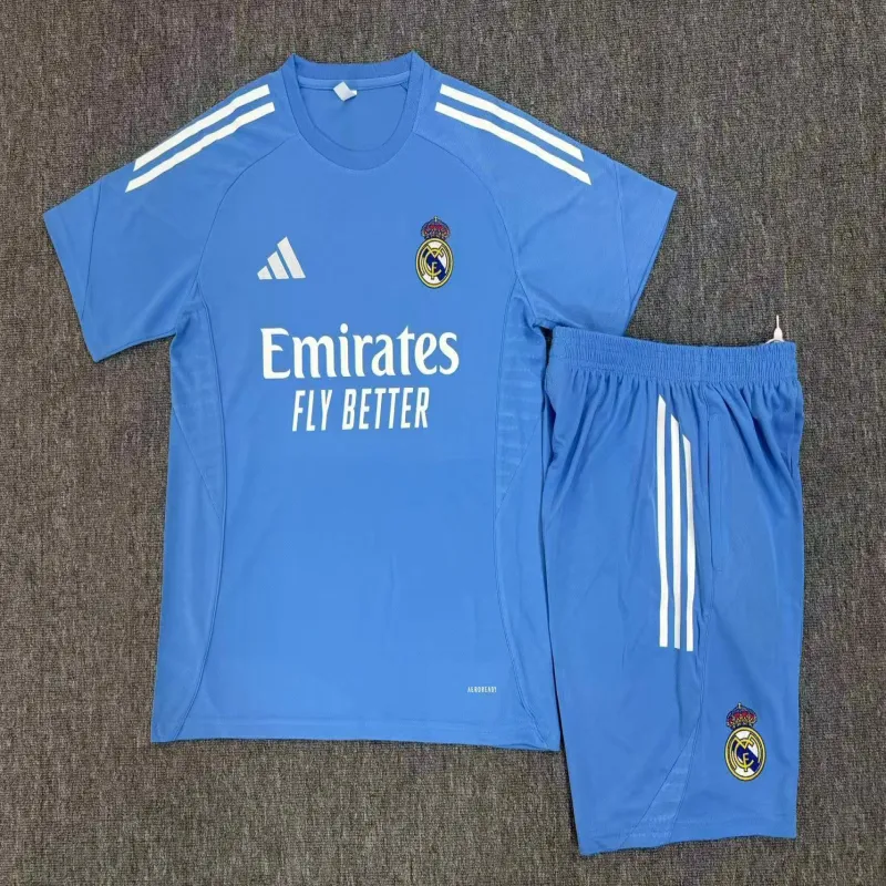Real Madrid 2025/26 Kids Training Set blue