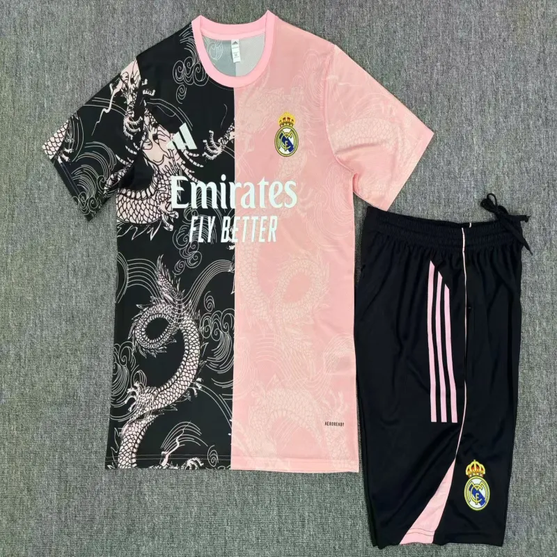 Real Madrid 2025/26 Kids Training Set black pink