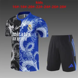 Real Madrid 2025/26 Kids Training Set black blue