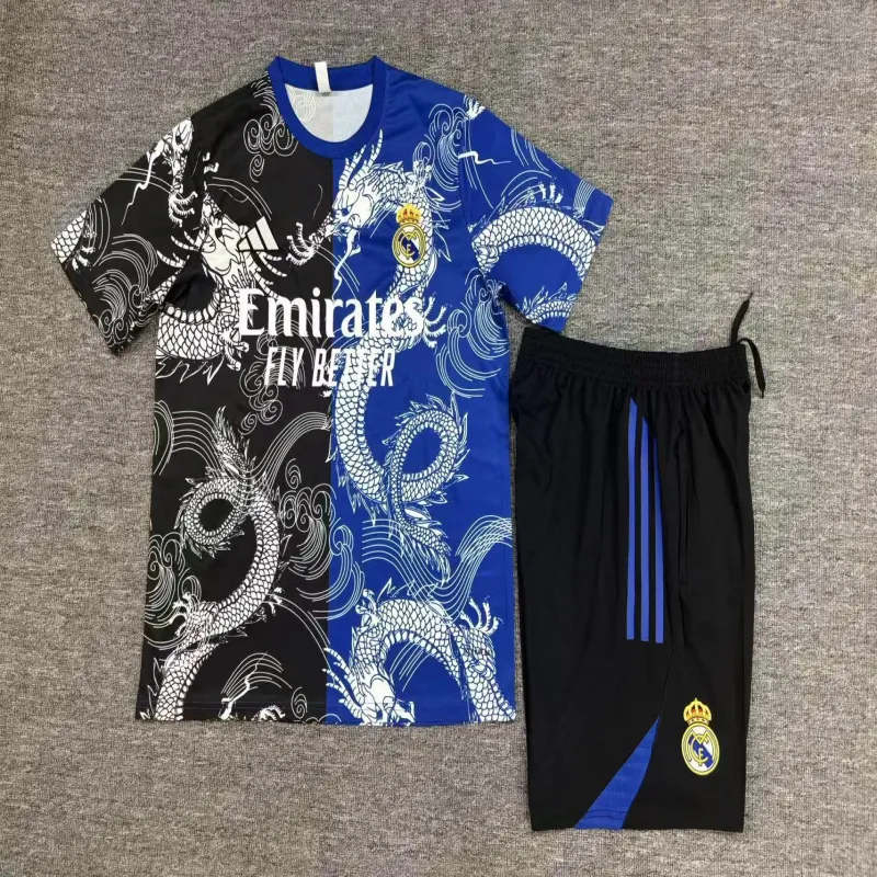 Real Madrid 2025/26 Conjunto de Entrenamiento Infantil negro azul