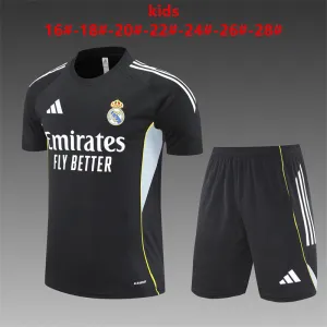 Real Madrid 2025/26 Kids Training Set black