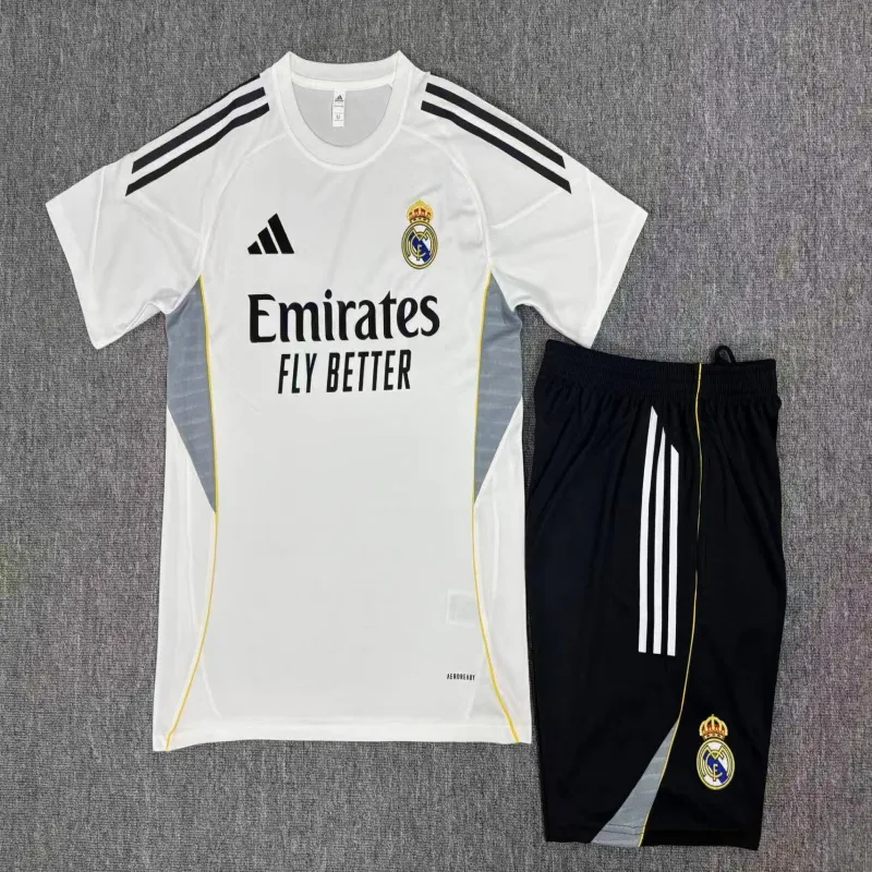 Real Madrid 2025/26 Kids Training Set white