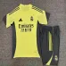 Real Madrid 2025/26 Set Allenamento Bambino giallo