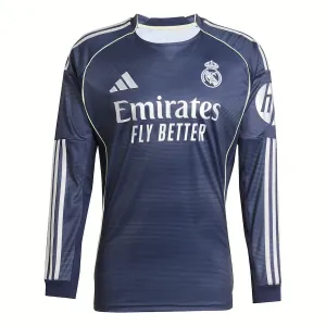 Real Madrid Away Long Sleeve Jersey 2025/26