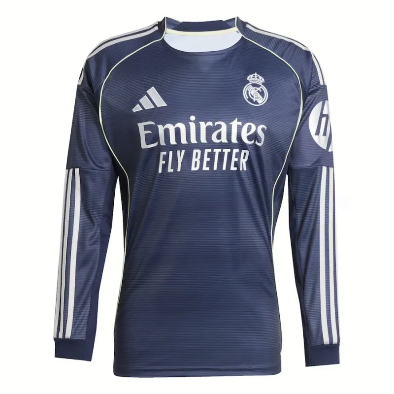 Maillot Real Madrid Extérieur Manches Longues 2025/26