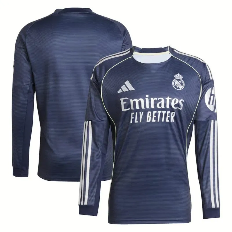 Maillot Real Madrid Extérieur Manches Longues 2025/26