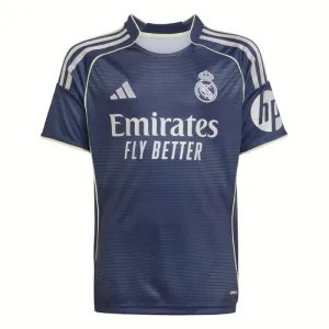 Real Madrid CF 2025/26 Kids' Away Jersey - Blue