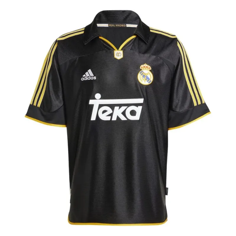 Maglia retro da trasferta Real Madrid 1999/2000 - Nero