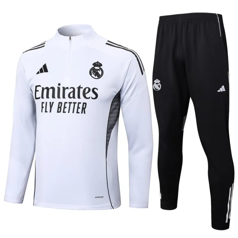 Real Madrid 2025/26 Trainingsanzug - Weiß