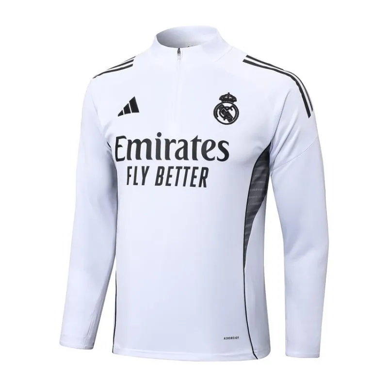 Real Madrid 2025/26 Trainingsanzug - Weiß
