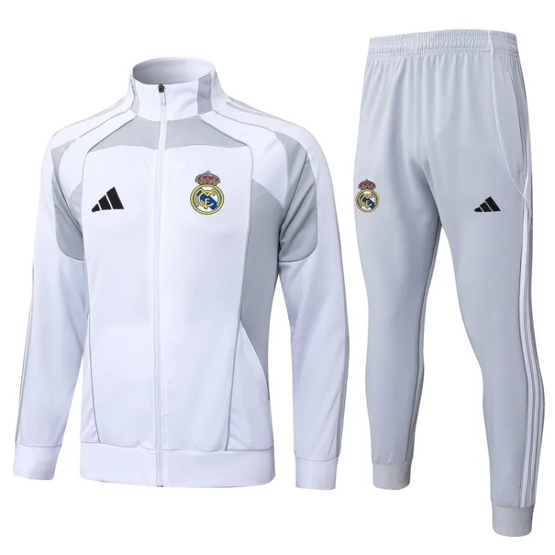 Real Madrid 2025/26 Sportjacke - Weiß