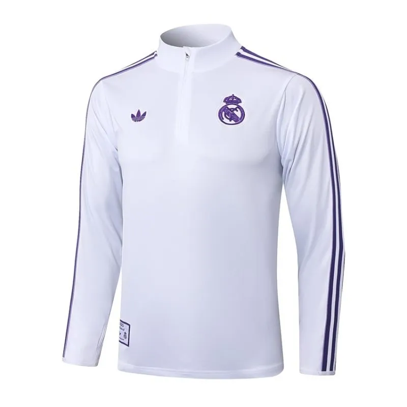 Tuta Real Madrid 2025/26 - Bianco/Viola