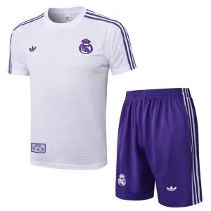 Maillot + Short d’entraînement Real Madrid 2025/26 - Blanc/Violet