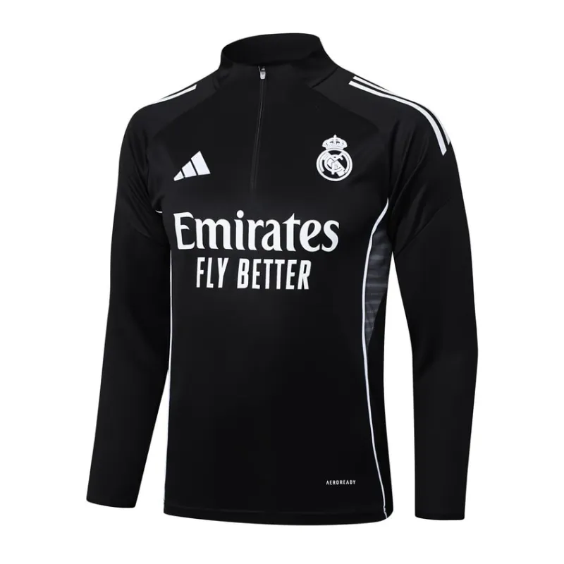 Real Madrid Trainingsanzug 2025/26 - Schwarz