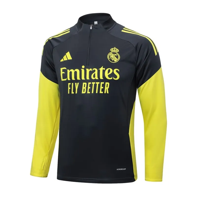 Tuta Sportiva Real Madrid 2025/26 - Nero/Giallo