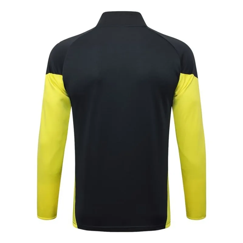 Real Madrid 2025/26 Sports Jacket - Black/Yellow