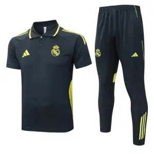Real Madrid 2025/26 Sports Polo - Black/Yellow