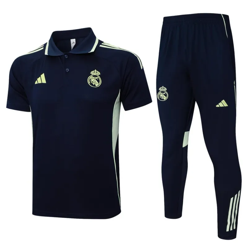 Real Madrid 2025/26 Sports Polo - Dark Blue