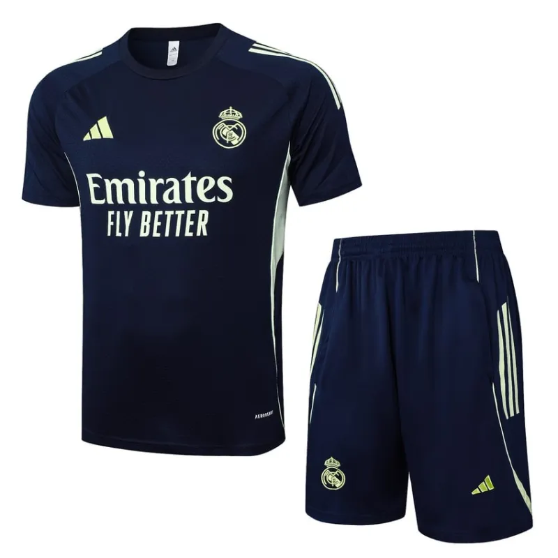 Maillot + Short d’entraînement Real Madrid 2025/26 - Bleu Foncé