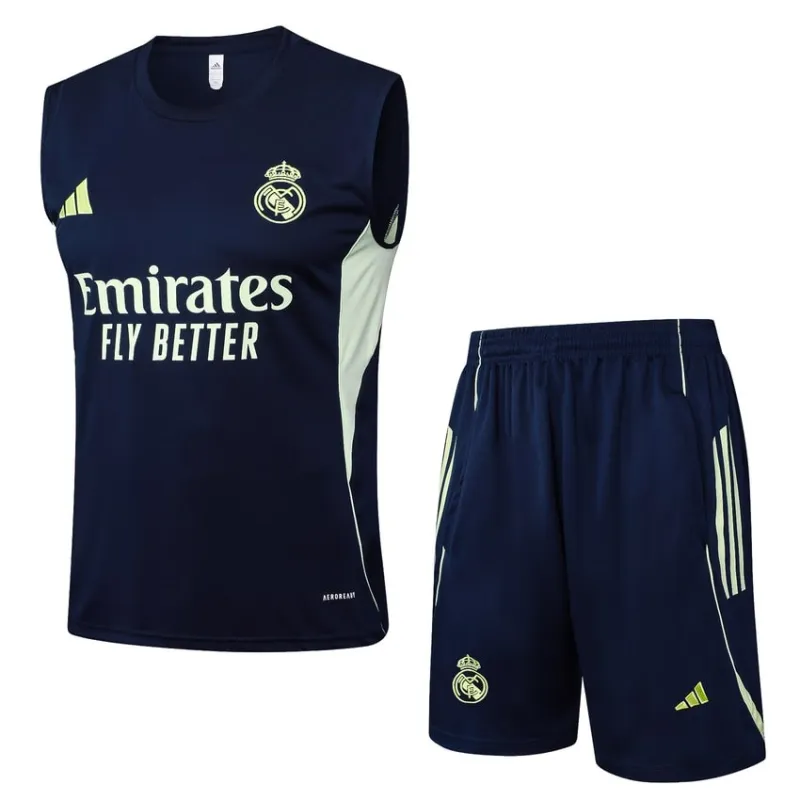 Set Pantaloncini & Canotta Real Madrid 2025/26 - Blu Scuro