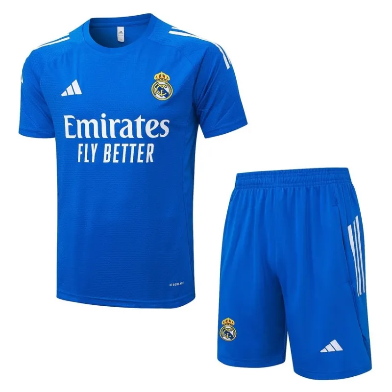Real Madrid 2025/26 Training Jersey + Shorts - Blue