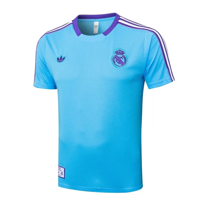 Real Madrid 2025/26 Training Jersey + Shorts - Blue