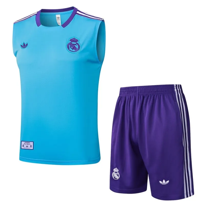 Set Pantaloncini & Canotta Real Madrid 2025/26 - Blu