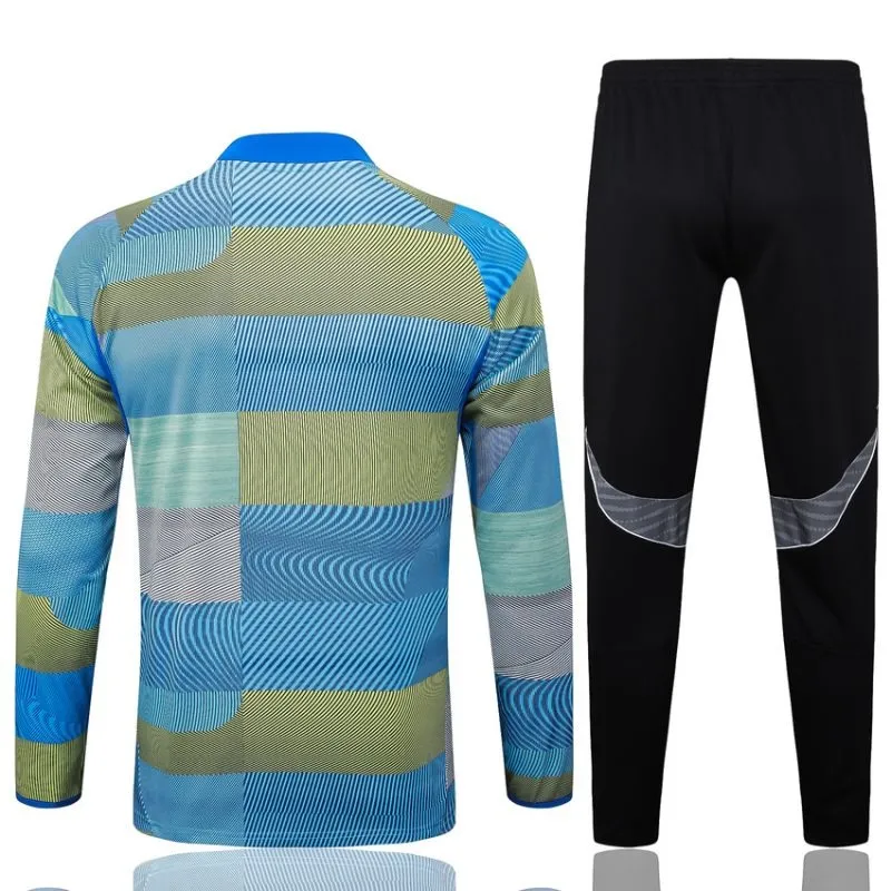 Real Madrid 2025/26 Tracksuit - Blue/Green