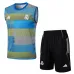 Real Madrid 2025/26 Shorts & Vest Set - Blue/Green
