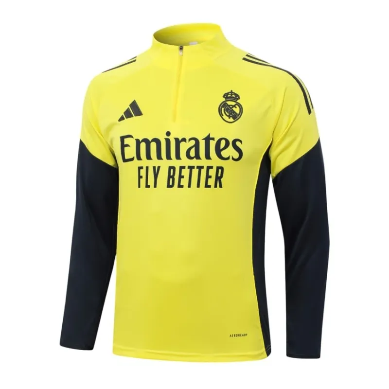 Real Madrid 2025/26 Tracksuit - Yellow