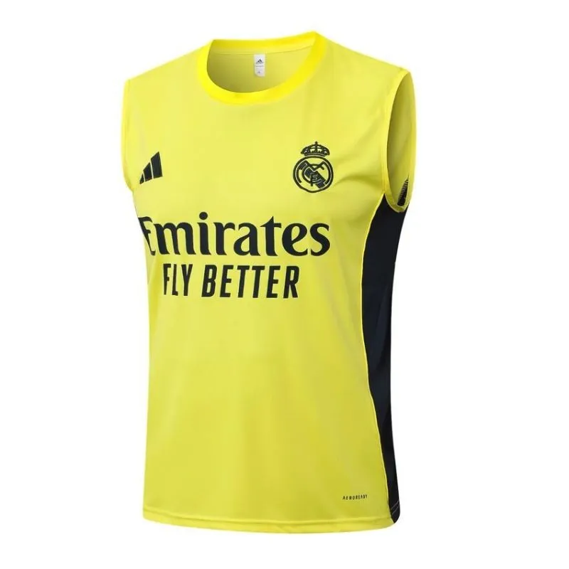 Real Madrid 2025/26 Shorts & Vest Set - Yellow