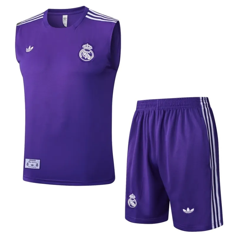 Real Madrid 2025/26 Shorts & Vest Set - Purple