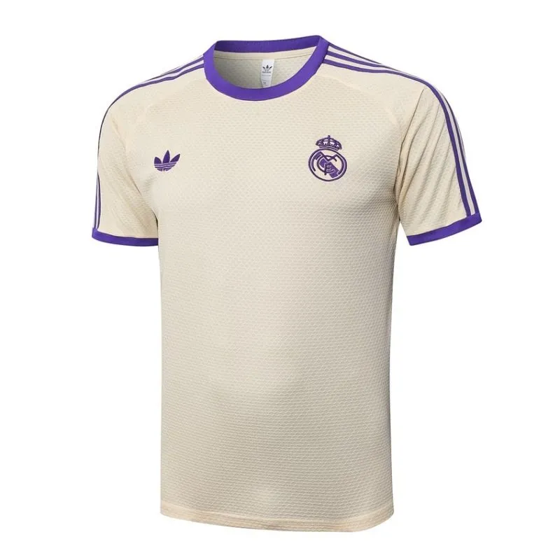 Camiseta + Pantalón de Entrenamiento Real Madrid 2025/26 - Beige