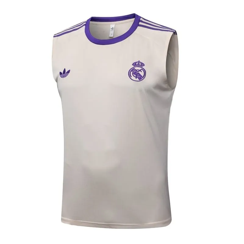 Set Pantaloncini & Canotta Real Madrid 2025/26 - Beige