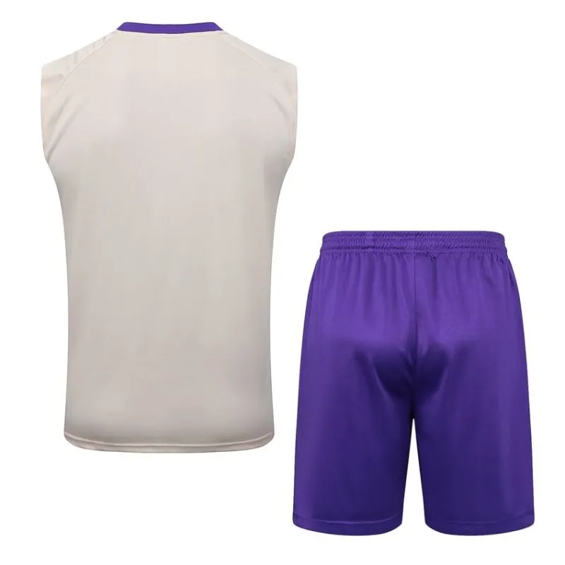 Set Pantaloncini & Canotta Real Madrid 2025/26 - Beige